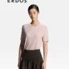 O1CN010RY1AD1Z5XyS1yQtc_575083143.jpg_q50.jpg_.webp 【四季针织云感T】ERDOS 羊毛羊绒混纺百搭打底套衫女装短袖T恤