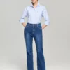 O1CN012UYqQw28CQRsoze1F_1910887896.jpg_q50.jpg_.webp 【春夏甄选】Hazzys哈吉斯时尚微喇水洗牛仔裤女士高腰通勤休闲裤