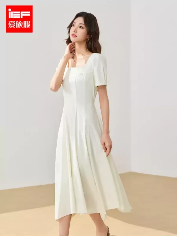 O1CN012ehKMb1LISW0gpen7_4611686018427380236-0-item_pic.jpg_q50.jpg_.webp IEF/爱依服连衣裙2026夏季新款法式简约大方气质感通勤连衣长裙