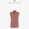 [BC女装春夏新品]Brunello Cucinelli 时尚休闲简约无袖衬衣衬衫