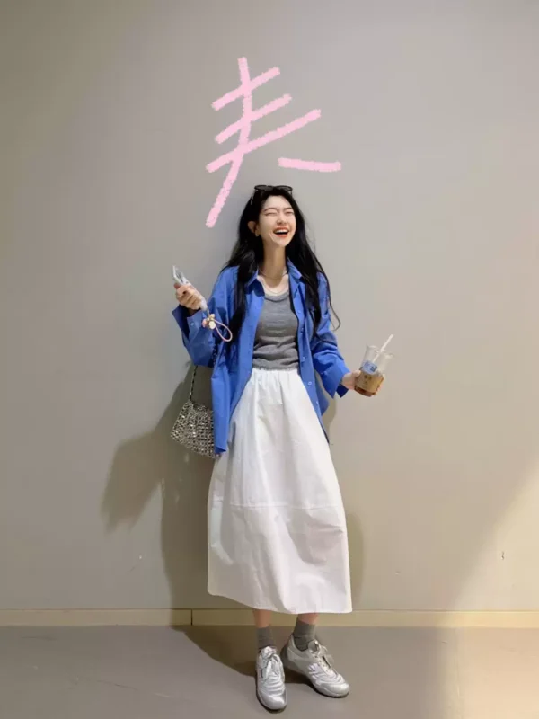 O1CN01C7e1PQ1nGuPkCWKtO_2261115063.jpg_q50.jpg_.webp 夏季减龄穿搭一整套2026新款巨好看防晒衬衫出游松弛感裙子三件套