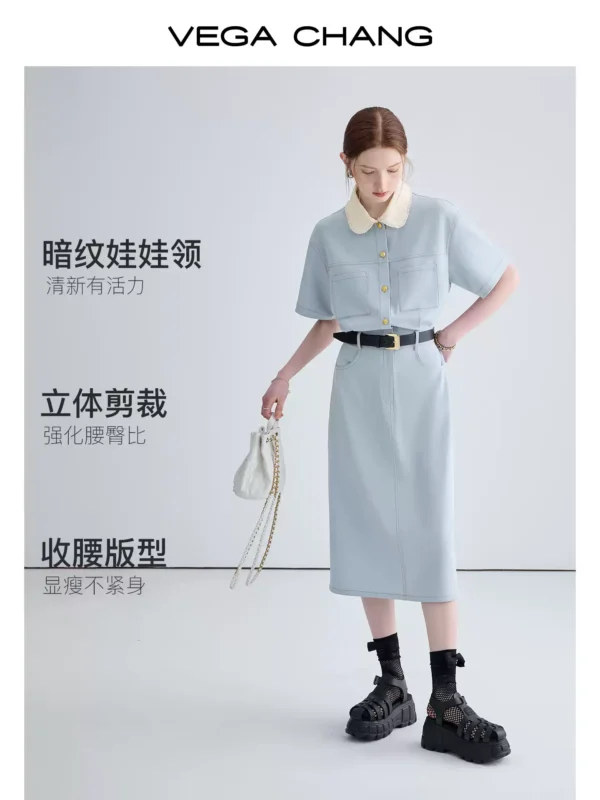 O1CN01CV8PSu1SIBaSKA3HW_380552223.jpg_q50.jpg_.webp 【现货】VEGA CHANG法式连衣裙女26夏松弛感韩系显瘦透气赫本风