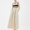 O1CN01EXlIH822Xb5KVbJBr-2209697117130.jpg_q50.jpg_.webp 【莫瑞花园】ELLE针织条纹连衣裙女装2026夏新款优雅a字背心裙子