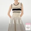 O1CN01HCzfkP22Xb5Z8dDkW-2209697117130.jpg_q50.jpg_.webp 【莫瑞花园】ELLE针织条纹连衣裙女装2026夏新款优雅a字背心裙子