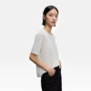 O1CN01HWKaoc1Z5XyRyfXDL_575083143.jpg_q50.jpg_.webp 【四季针织云感T】ERDOS 羊毛羊绒混纺百搭打底套衫女装短袖T恤