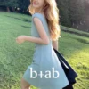O1CN01KRttWE2JbZzp2QeLW_3906869440.jpg_q50.jpg_.webp it b+ab法式连衣裙女褶皱收腰简约高级感2026夏季漂亮短款小裙子