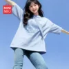 O1CN01QMEB4h281QxJUnaMd_2217051217872.jpg_q50.jpg_.webp 名创优品纯棉短袖t恤女2026新款夏季穿搭小个子冰丝罩衫蓝色上衣D