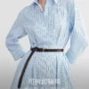 O1CN01UQnaNF22Xb4yrR4Au-2209697117130.jpg_q50.jpg_.webp ELLE法式条纹设计感衬衫连衣裙女2026春季新款高级感收腰a字裙子