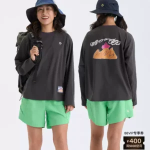 O1CN01WQMNY11s6RRpHB2mS_2185325717.jpg_q50.jpg_.webp 【新品】素然 AnKoRau 安高若 26夏女旅行Misaki图案梭织长袖T恤