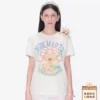 O1CN01YhZQ0u1gQnfDDYVBx_4611686018427386201-0-item_pic.jpg_q50.jpg_.webp 13DE MARZO女士 2026春夏新款花卉插画短袖时尚圆领休闲百搭T恤