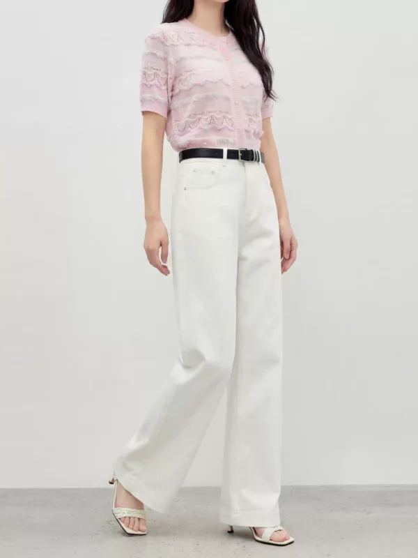 秋水伊人条纹短袖T恤女2026夏季新款休闲简约V领百搭时尚polo上衣