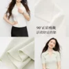 红袖粉色甜美针织衫2026春夏新款女装细坑条短袖POLO领修身上衣