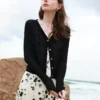 O1CN01f7Ul1q1tJYIsV9CIK_745475881.jpg_q50.jpg_.webp 【空调衫】莱赛尔+桑蚕丝三彩2026春夏季镂空白色外套针织开衫女M