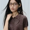 O1CN01l8xasV2BTJve6v3u6_94008339.jpg_q50.jpg_.webp 设计师款佐丹奴夏季亚麻肌理感翻领短款短袖POLO针织衫女18356307