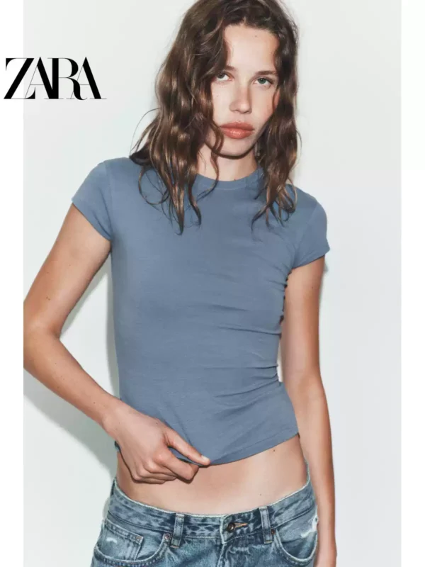 O1CN01oavakE1POeKZXshs4_2228361831.jpg_q50.jpg_.webp ZARA2025冬季新品 女装 短袖圆领多色选基础凉感 T 恤 4174325