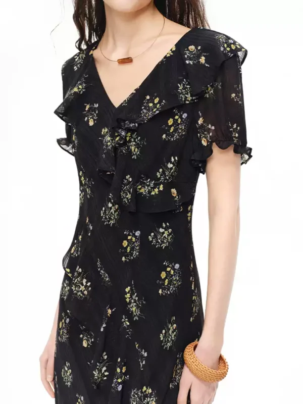 O1CN01txSbET1DVGfJXrMyr_4078840221.jpg_q50.jpg_.webp 独束女装【浅夏花园】暗格纹花朵荷叶边连衣裙夏季新款甜美碎花裙