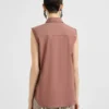[BC女装春夏新品]Brunello Cucinelli 时尚休闲简约无袖衬衣衬衫