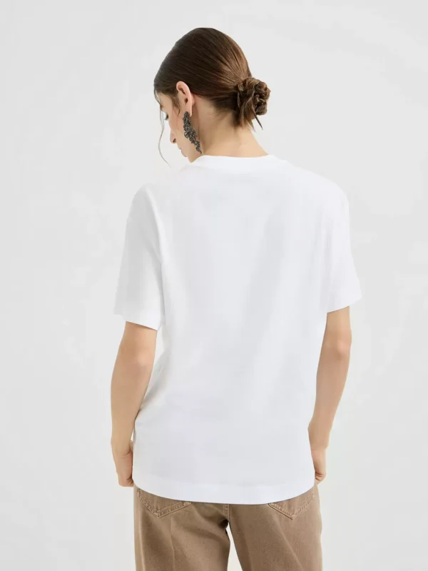[BC女装春夏新品]Brunello Cucinelli 休闲圆领修身棉质T恤