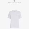 [BC女装春夏新品]Brunello Cucinelli 休闲圆领修身棉质T恤