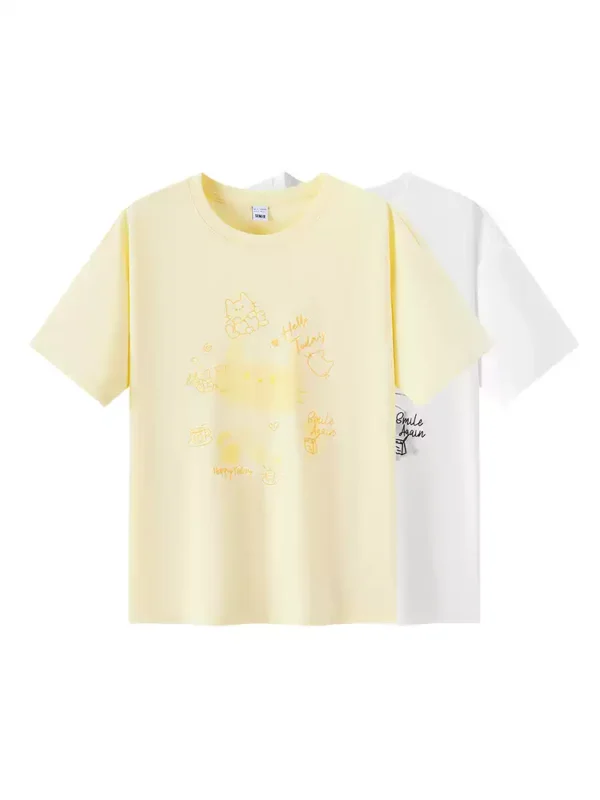 O1CN01yvXWTV1LUMobS8dSl_397341302.jpg_q50.jpg_.webp 森马短袖T恤女夏季中长款宽松卡通印花2026新款慵懒可爱小众上衣